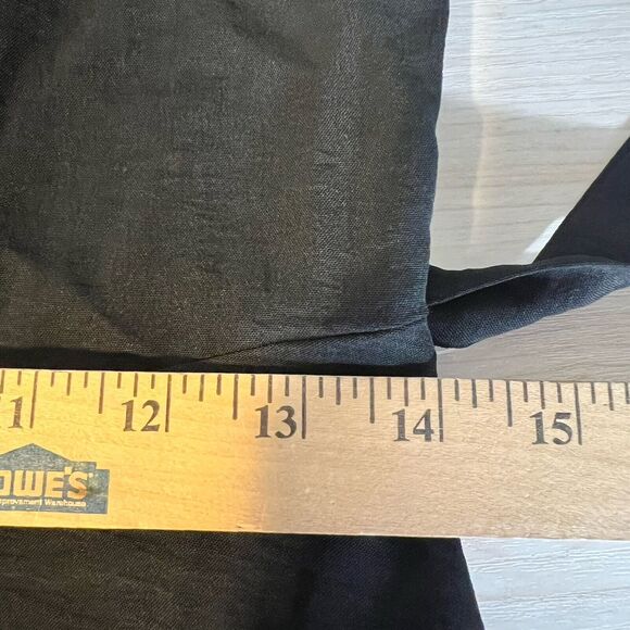 Elizabeth & Nicole Small Black Button Sleeveless Dress Demure Classy Secretary  - Picture 9 of 10